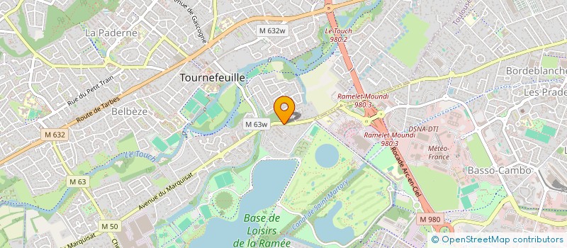 localisation de l'entreprise MONSIEUR NICOLAS TONON  TOURNEFEUILLE