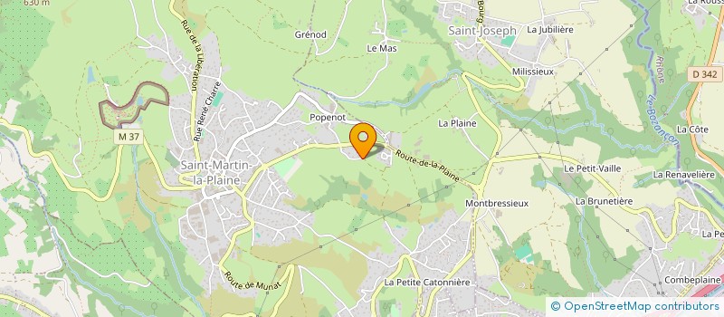 localisation de l'entreprise MONSIEUR NICOLAS TORGUE  SAINT-MARTIN-LA-PLAINE