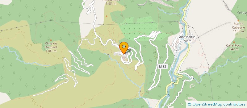 localisation de l'entreprise MONSIEUR NICOLAS TOUANEN  UTELLE