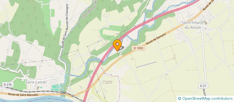 localisation de l'entreprise MONSIEUR NICOLAS TOURDIAT  SAINT-HILAIRE-DU-ROSIER