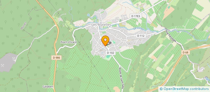 localisation de l'entreprise MONSIEUR NICOLAS TOURNIE  LES MATELLES