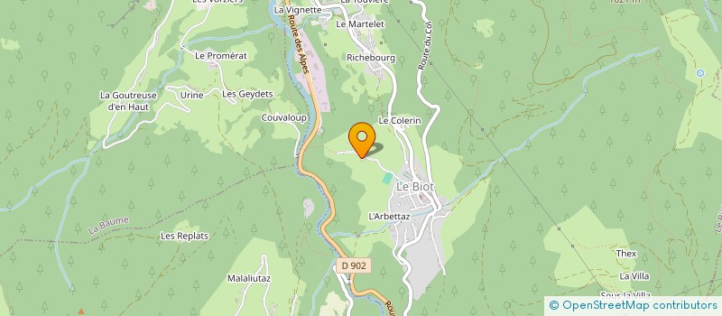 localisation de l'entreprise MONSIEUR NICOLAS TOURNIER à LE BIOT