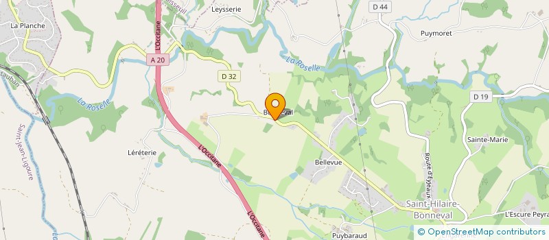 localisation de l'entreprise MONSIEUR NICOLAS TOURNIEROUX à SAINT-HILAIRE-BONNEVAL