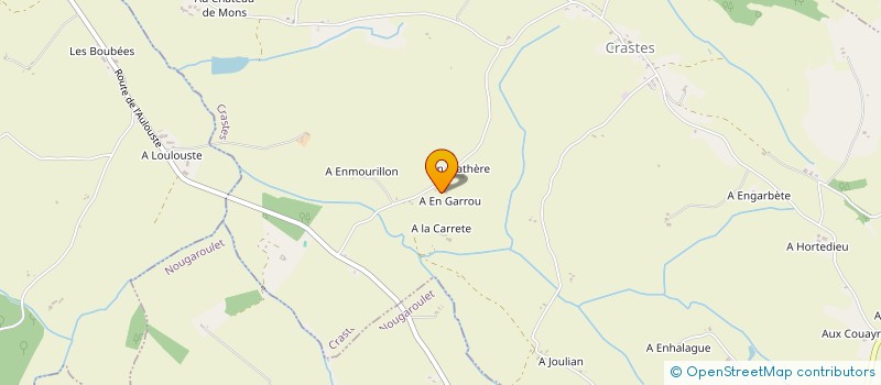 localisation de l'entreprise MONSIEUR NICOLAS TOURON  CRASTES