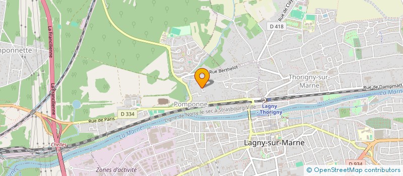 localisation de l'entreprise MONSIEUR NICOLAS TOUSSAERT  POMPONNE