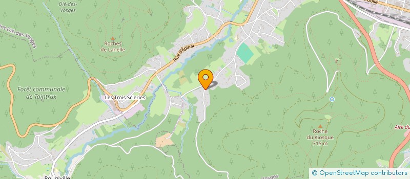 localisation de l'entreprise MONSIEUR NICOLAS TOUSSAINT à SAINT-DIE-DES-VOSGES