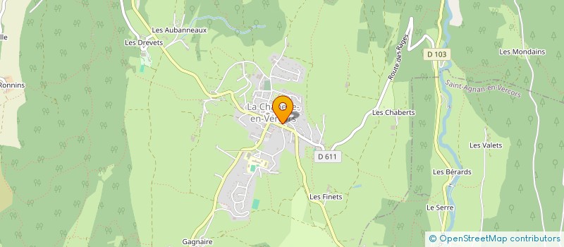 localisation de l'entreprise MONSIEUR NICOLAS TOUSSAINT à LA CHAPELLE-EN-VERCORS