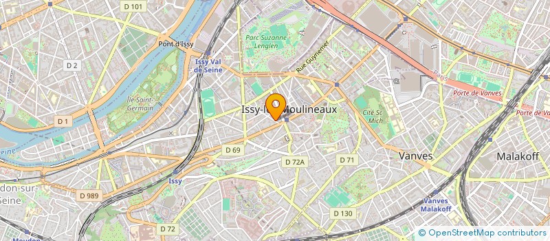 localisation de l'entreprise MONSIEUR NICOLAS TOUZEAU à ISSY-LES-MOULINEAUX