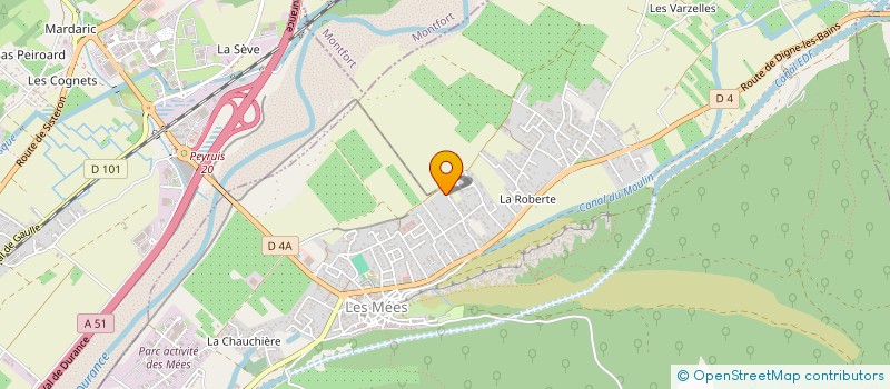 localisation de l'entreprise MONSIEUR NICOLAS TRABUC à LES MEES