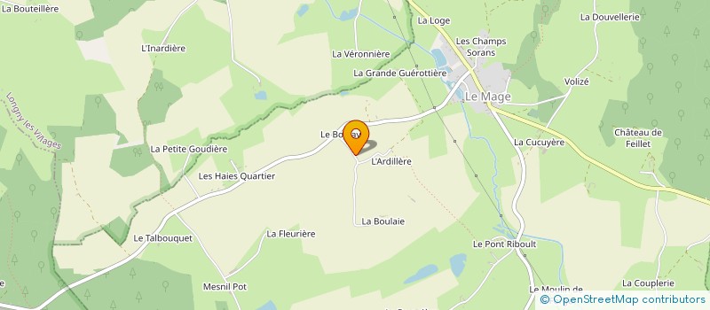 localisation de l'entreprise MONSIEUR NICOLAS TREHOREL à LE MAGE