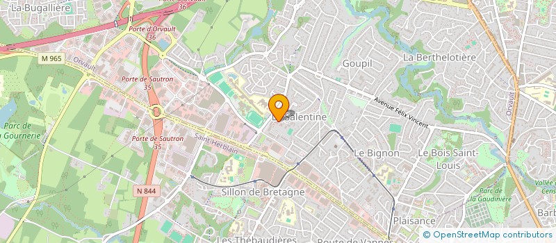 localisation de l'entreprise MONSIEUR NICOLAS TRELOHAN à ORVAULT