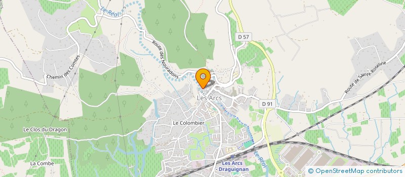 localisation de l'entreprise MONSIEUR NICOLAS TREMBLAIS à LES ARCS