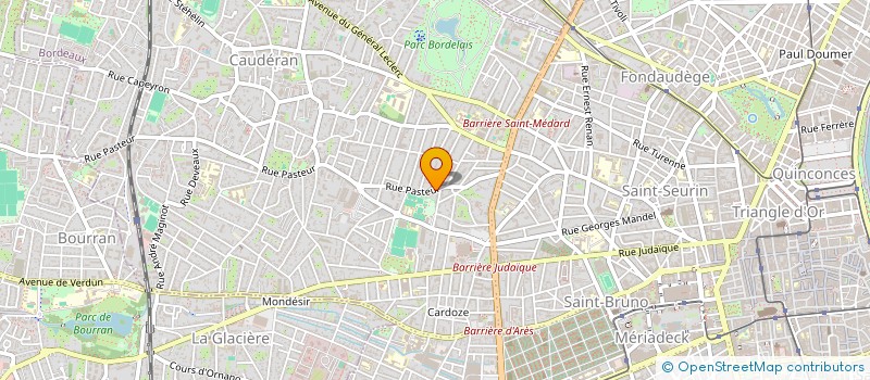 localisation de l'entreprise MONSIEUR NICOLAS TRENDEL  BORDEAUX