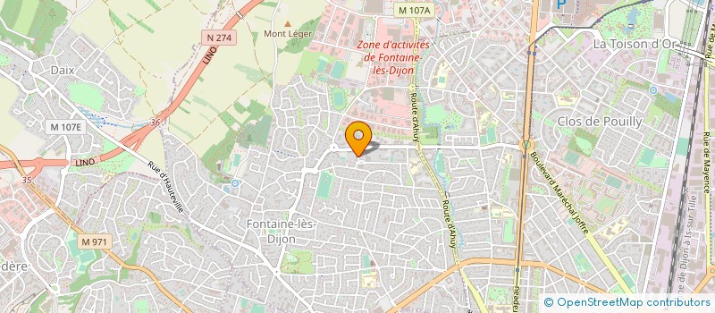 localisation de l'entreprise MONSIEUR NICOLAS TRESSE à FONTAINE-LES-DIJON