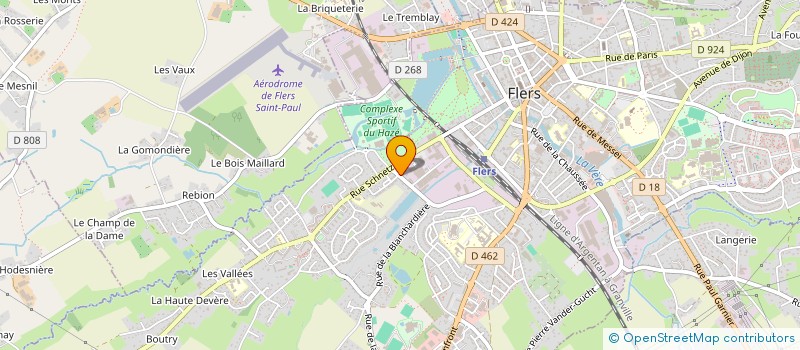 localisation de l'entreprise MONSIEUR NICOLAS TRIBOULOIS à FLERS
