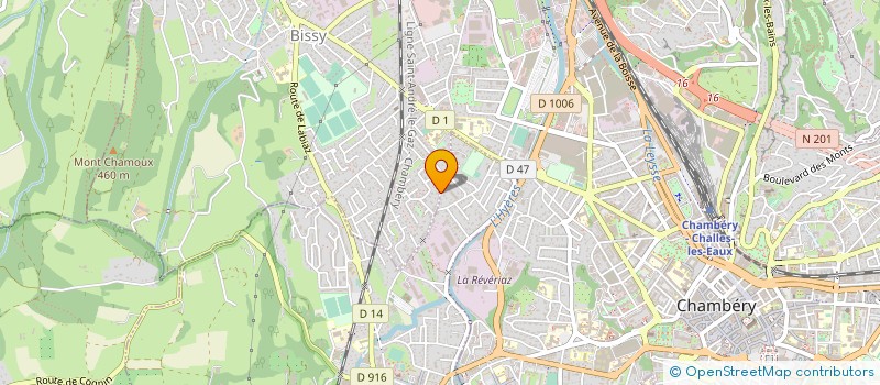 localisation de l'entreprise MONSIEUR NICOLAS TRICHON  CHAMBERY