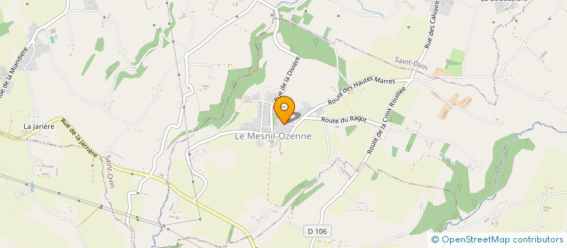 localisation de l'entreprise MONSIEUR NICOLAS TROCHON  LE MESNIL-OZENNE