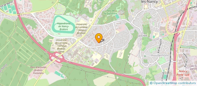 localisation de l'entreprise MONSIEUR NICOLAS TROMPETTE  VANDUVRE-LES-NANCY