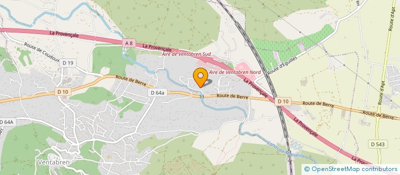 localisation de l'entreprise MONSIEUR NICOLAS TRUFFAUT  VENTABREN