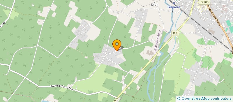 localisation de l'entreprise MONSIEUR NICOLAS TURKOWSKI  GAILLAN-EN-MEDOC