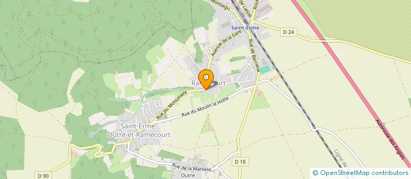 localisation de l'entreprise MONSIEUR NICOLAS UGOLETTI  SAINT-ERME-OUTRE-ET-RAMECOURT