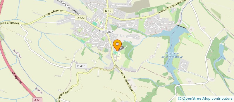 localisation de l'entreprise MONSIEUR NICOLAS UGUEN  NAILLOUX