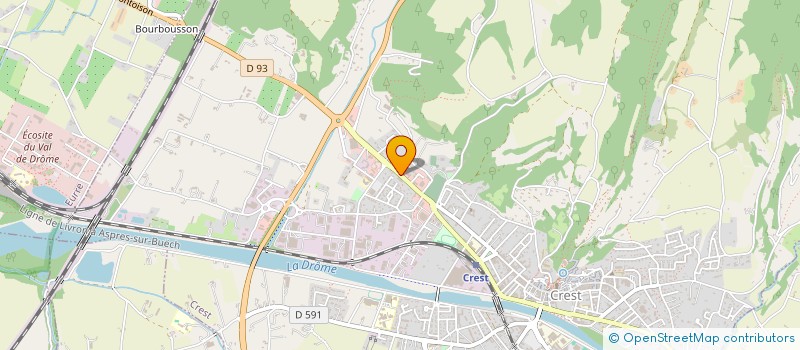 localisation de l'entreprise MONSIEUR NICOLAS UHDE  CREST