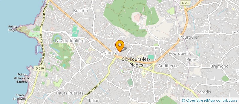localisation de l'entreprise MONSIEUR NICOLAS ULERI à SIX-FOURS-LES-PLAGES