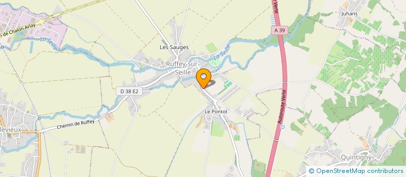 localisation de l'entreprise MONSIEUR NICOLAS URBAIN à RUFFEY-SUR-SEILLE