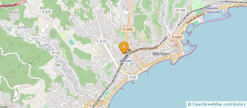 localisation de l'entreprise MONSIEUR NICOLAS URBAN à MENTON