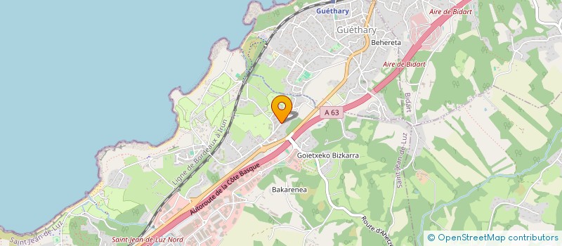 localisation de l'entreprise MONSIEUR NICOLAS USANDIZAGA à SAINT-JEAN-DE-LUZ