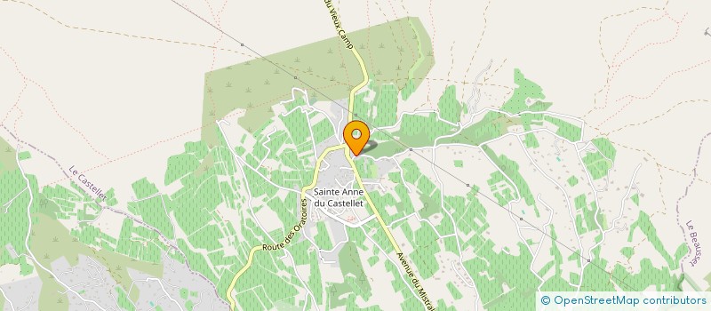 localisation de l'entreprise MONSIEUR NICOLAS UVA à LE CASTELLET