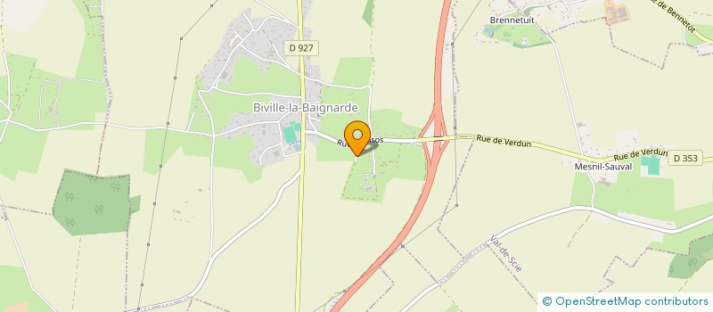 localisation de l'entreprise MONSIEUR NICOLAS UYTTERHAEGEN  BIVILLE-LA-BAIGNARDE