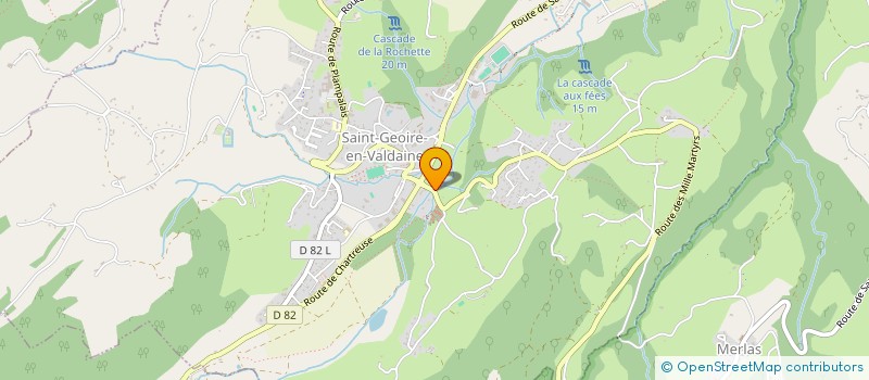 localisation de l'entreprise MONSIEUR NICOLAS VACHER  SAINT-GEOIRE-EN-VALDAINE