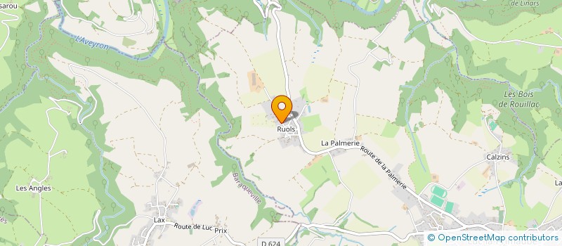 localisation de l'entreprise MONSIEUR NICOLAS VACQUIER  LUC-LA-PRIMAUBE