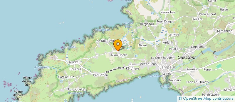 localisation de l'entreprise MONSIEUR NICOLAS VAILLANT à OUESSANT