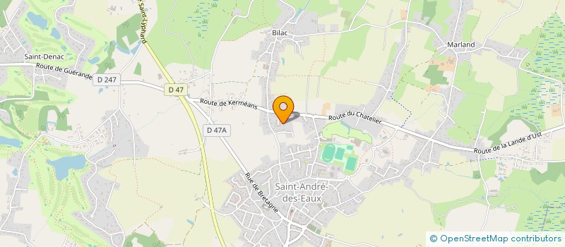 localisation de l'entreprise MONSIEUR NICOLAS VAILLANT  SAINT-ANDRE-DES-EAUX