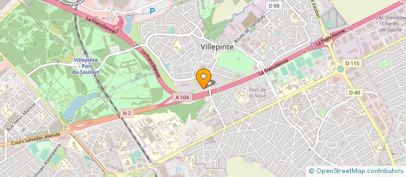 localisation de l'entreprise MONSIEUR NICOLAS VALADE à VILLEPINTE