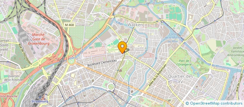 localisation de l'entreprise MONSIEUR NICOLAS VALENTIN à STRASBOURG