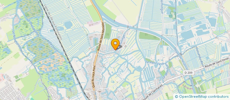 localisation de l'entreprise MONSIEUR NICOLAS VALETTE  SAINT-OMER