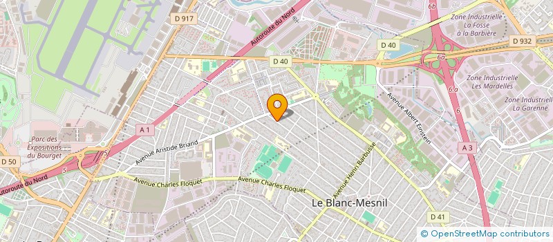 localisation de l'entreprise MONSIEUR NICOLAS VALGRESY  LE BLANC-MESNIL
