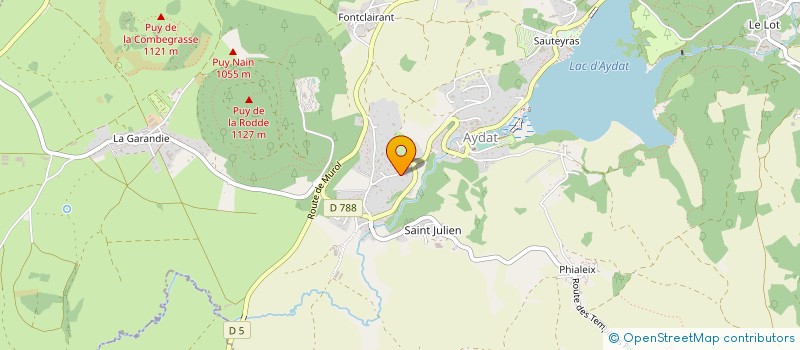 localisation de l'entreprise MONSIEUR NICOLAS VALLIN  AYDAT