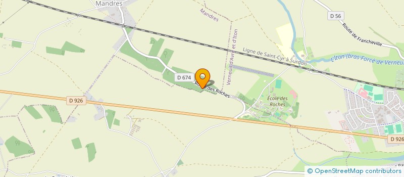 localisation de l'entreprise MONSIEUR NICOLAS VALLON  MANDRES