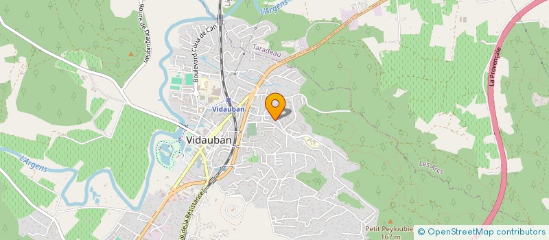 localisation de l'entreprise MONSIEUR NICOLAS VAN DE KADSYE à VIDAUBAN