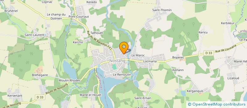 localisation de l'entreprise MONSIEUR NICOLAS VAN'T WESTENDE  NOSTANG