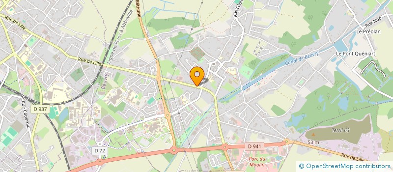 localisation de l'entreprise MONSIEUR NICOLAS VANACKER  BEUVRY