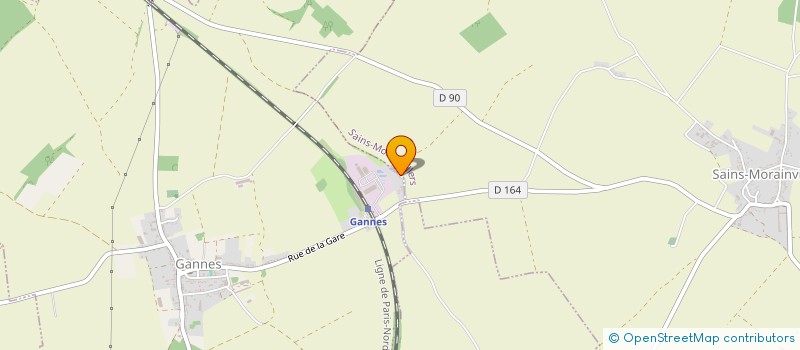 localisation de l'entreprise MONSIEUR NICOLAS VANDEVELDE  GANNES