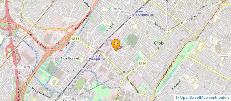 localisation de l'entreprise MONSIEUR NICOLAS VANDUILE  CROIX