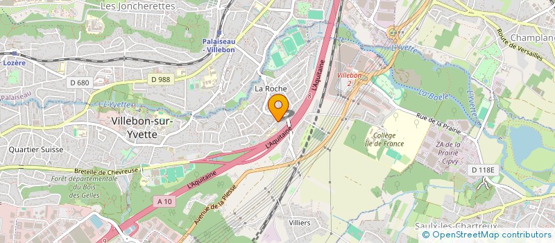 localisation de l'entreprise MONSIEUR NICOLAS VANIER  VILLEBON-SUR-YVETTE