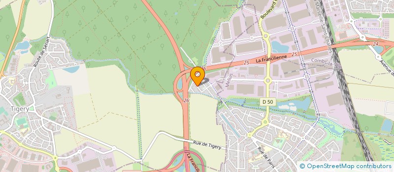 localisation de l'entreprise MONSIEUR NICOLAS VANNIER  TIGERY